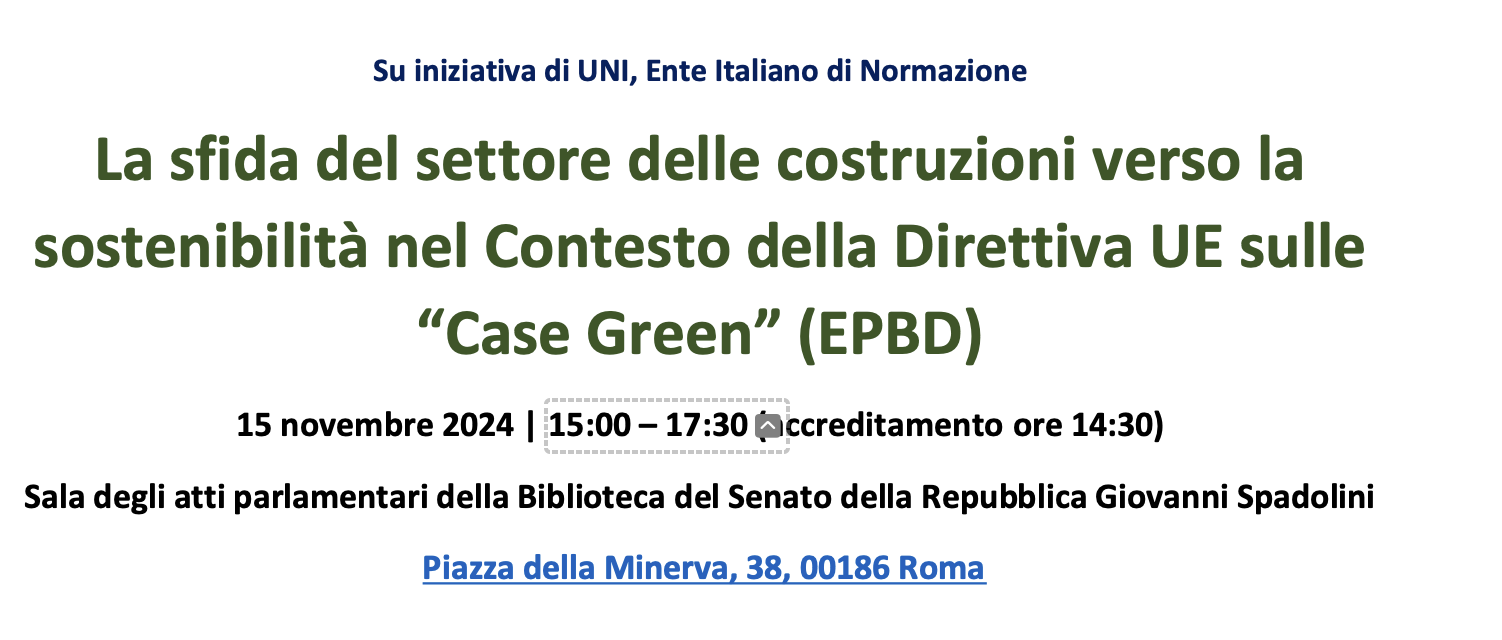 La sfida del settore delle costruzioni verso la sostenibilità nel Contesto della Direttiva UE sulle ‘Case Green’ (EPBD)